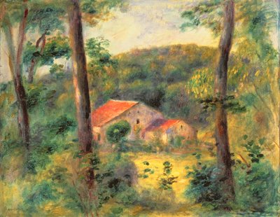 Landskap nära Briey, 1899 av Pierre Auguste Renoir